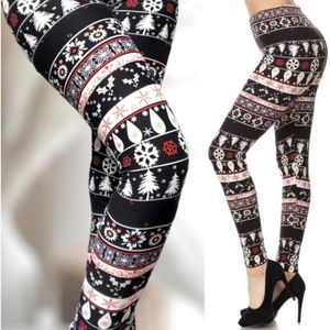 Buttery Soft Holiday Leggings by Leggings Depot
